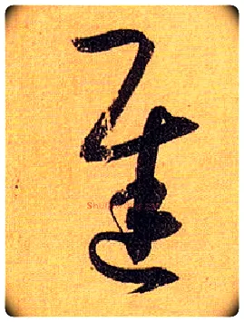 迟毛笔草书写法,摘自唐孙过庭书谱