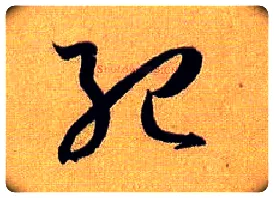 纪毛笔草书写法,摘自唐孙过庭书谱