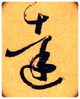 达毛笔草书写法,摘自唐孙过庭书谱