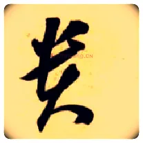 贵毛笔草书写法,摘自隋智永真草千字文