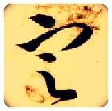 定毛笔草书写法,摘自隋智永真草千字文