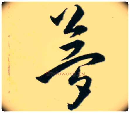 夢毛笔草书写法,摘自明韩道亨草诀百韵歌