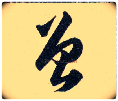 曾毛笔草书写法,摘自明韩道亨草诀百韵歌