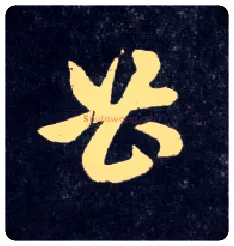 曹毛笔草书写法,摘自元赵孟頫天冠山诗帖