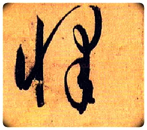 怿毛笔草书写法,摘自唐孙过庭书谱