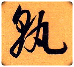 孰毛笔草书写法,摘自唐孙过庭书谱