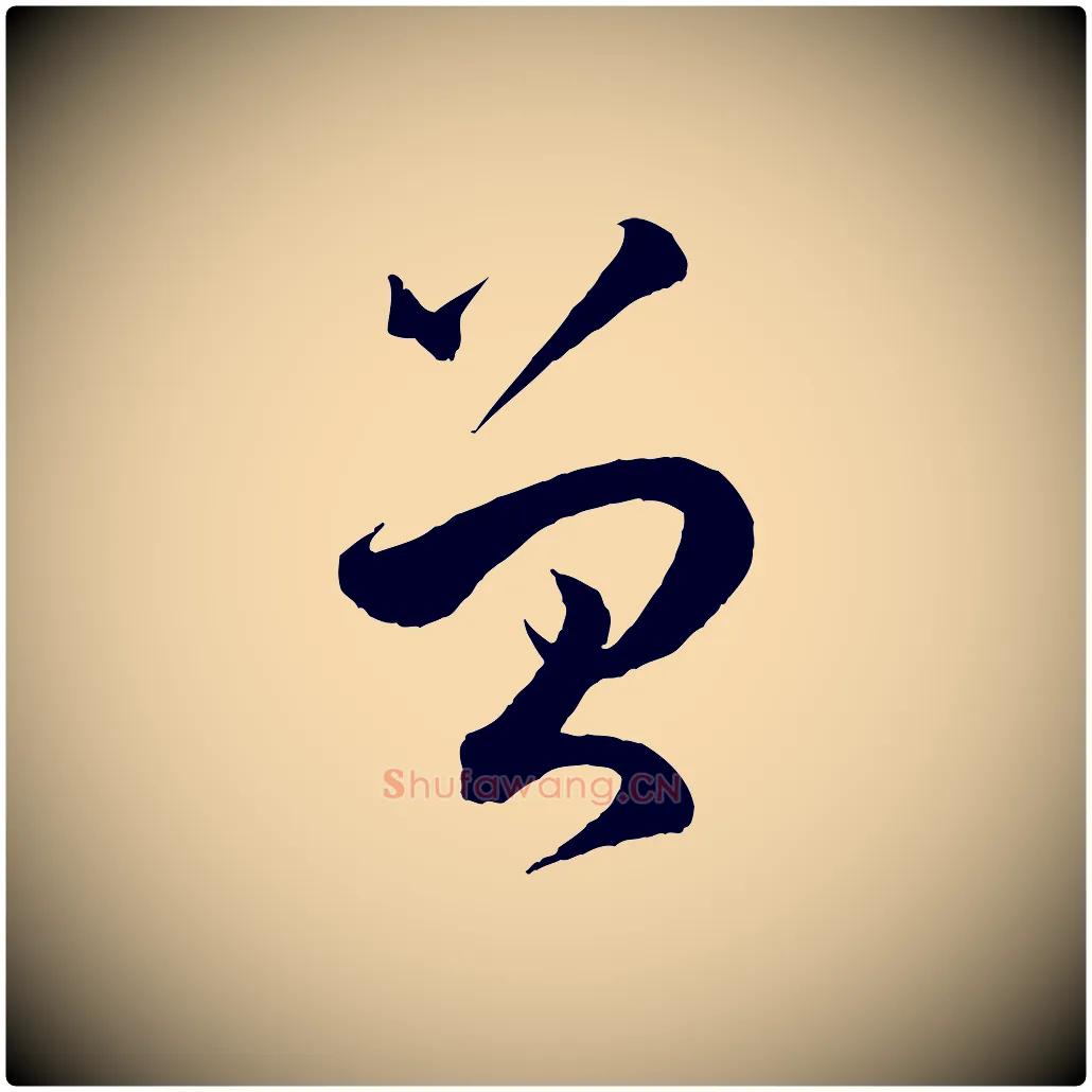 曾毛笔草书写法,摘自唐代孙过庭书谱
