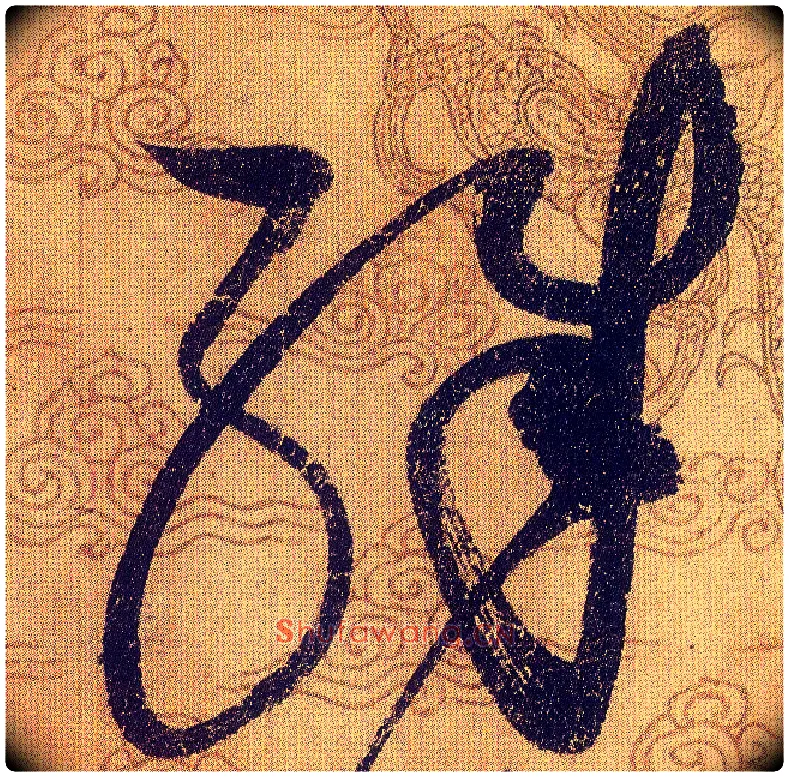 殊毛笔草书写法,摘自宋赵佶草书千字文