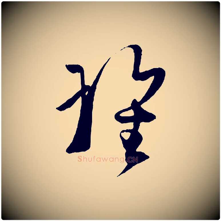 瑰毛笔草书写法,摘自唐代孙过庭书谱