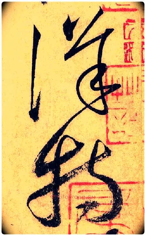 详 特毛笔草书写法,摘自唐怀素自叙帖